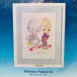 Precious Moments Needlecraft Kit w/Wool Yarn - Vintage New/Sealed